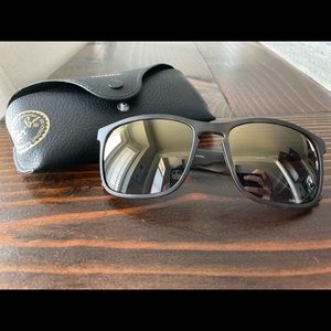 Ray-Ban Men’s RB4264 Chromance Mirrored Sunglasses